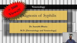 Diagnosis of Syphilis  Types of tests Principle Uses Shortcomings [upl. by Leaj]