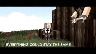 Minecraft DiariesBattlefieldMusic Video [upl. by Ruhtracam]