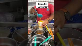 Raspados quotLa fuentequot en guadalajara viralshort viralvideo food raspados raspadosdefrutas [upl. by Oilut]