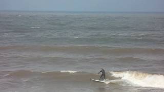 Surfing in Sheringham Norfolk [upl. by Orimisac]