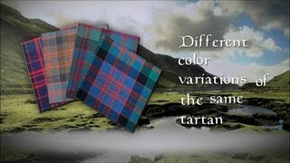 Different color variations of the same tartan [upl. by Hedve]