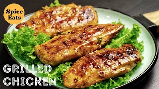 GRILLED CHICKEN  HEALTHY GRILLED CHICKEN RECIPE  GRILL CHICKEN RECIPE [upl. by Mossberg]