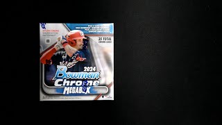 2024 Bowman Chrome Mega Box opening Box 2 of 4 [upl. by Llerrad]