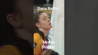 Dana Rettke Monster Block volleyball europeanvolleyball [upl. by Coletta782]