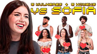 5 MULHERES  5 HOMENS vs SOFIA SANTINO ft DOARDA E CICLOPIN [upl. by Yart]