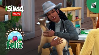 🔴 FAZENDINHA FELIZ 🌱 Vamos conhecer a nossa vizinha  The Sims 4 live [upl. by Ardnekahs422]