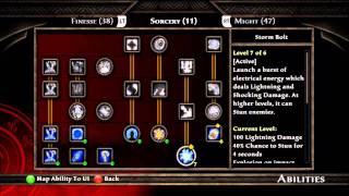 Kingdoms of Amalur My AbilitiesCombos Overview  Tips Universalist  FinesseSorcery [upl. by Lledrev240]