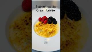 Spanish Catalan cream brulee [upl. by Enovad]