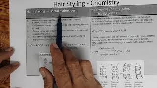 Part75 Hair styling Chemistry  Science of cosmetics and personal care products [upl. by Stanford]