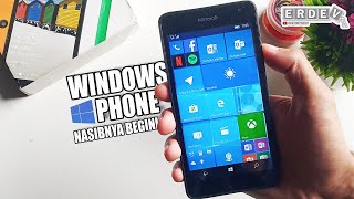 WINDOWS PHONE DI TAHUN 2021  Microsoft Lumia 535 Update Windows 10 Mobile [upl. by Baxter897]