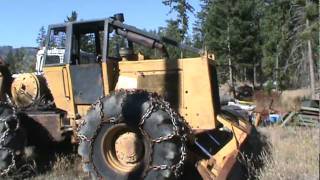 Cat 518 Log Skidders [upl. by Aniaj]