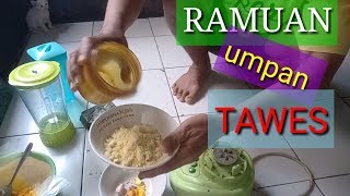 RESEP UMPAN IKAN TAWES PALING JITU [upl. by Rolyat]