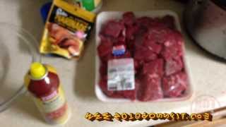 Bodybuilding Cooking 101 Crockpot Beef Cubes [upl. by Fabian]