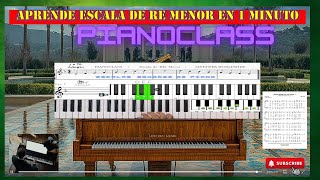 escala de RE menor para Piano [upl. by Figueroa]