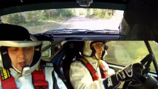 Saaremaa Ralli 2013 SS8 Undva crash [upl. by Valleau]