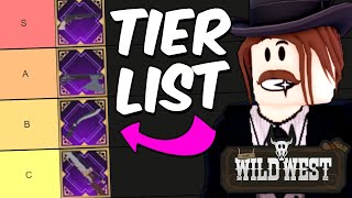 The Wild West AUCTION GUN Tier List [upl. by Blaire]