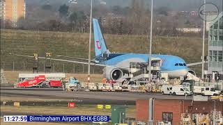 Birmingham Airport LIVE 15012024 aviation [upl. by Cirle]