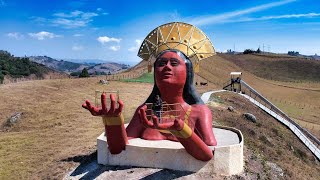 El Mirador de la Princesa Muisca en Villapinzón Cundinamarca  Colombia [upl. by Nauqahs]