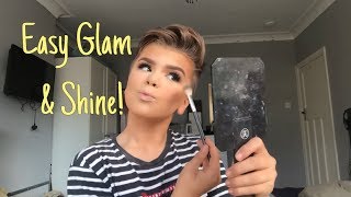 Easy Glam Makeup Tutorial  Reuben de Maid [upl. by Pittman601]