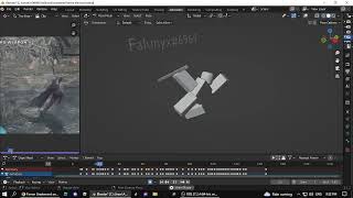 Farron Greatsword moveset  Roblox Blender animation [upl. by Dlorrej]