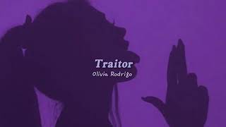 Olivia Rodrigo  Traitor slowed [upl. by Aryahay622]