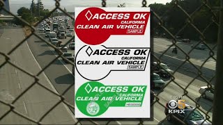 Clean Air Vehicle HOV Stickers Expire Soon Along With Carpool Lane Priveleges [upl. by Ayotac768]