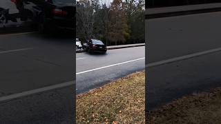 Crazy Driver Destroys his BMW with Failed Drift Attempt drift bmw carmemes carfails [upl. by Morra]