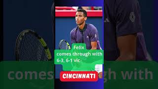 Tennis Cincinnati 2024 AugerAliassime is locked in 🔒 shorts [upl. by Mariana]