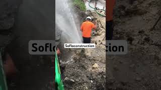 Live 8’’ Asbestos concrete pipe repair …floridahomesfloridarealestate [upl. by Yetti]