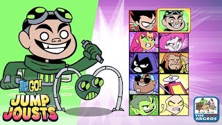 Teen Titans Go Jump Jousts  Gizmo holds the World Record for Most Wins Cartoon Network Games [upl. by Gustave777]