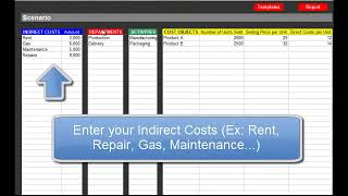 Activity Based Costing with Microsoft Excel SD [upl. by Lisle]