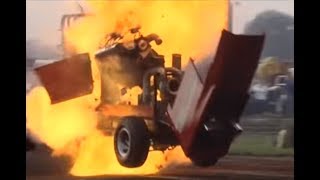 Tractor Pulling Fails Crashes amp Explosions [upl. by Ynnot]