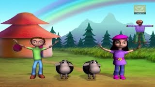 Nursery Rhymes  Little Bo Peep Has Lost Her Sheep  With Lyrics [upl. by Oecam]