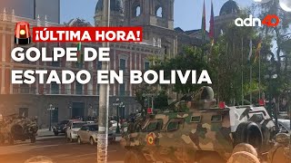 🚨¡Última Hora Golpe de estado en Bolivia ejército entra a Palacio Quemado [upl. by Zwick]