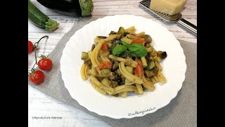 Pasta zucchine e melanzane [upl. by Aniarrol]