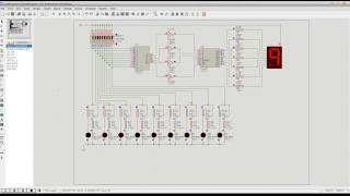 Codificador y Decodificador en Proteus Práctica 1 [upl. by Benisch]