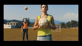 football challenge  ფეხბურთელთან ერთად [upl. by Annayad193]