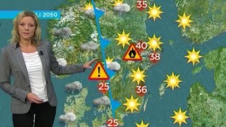 Så här blir vädret  år 2050  Nyheterna TV4 [upl. by Anewor]