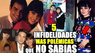 TOP 5 de las infidelidades más polémicas ydevastadoras de los últimos años que sufrieron los famosos [upl. by Yelrak]