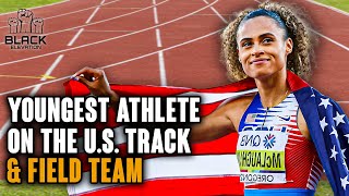 Meet The YOUNGEST BLACK ATHLETE On The US Track And Field Team [upl. by Netsirk446]