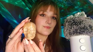 ASMR CRYSTAL COLLECTION energy raintappingscratchingmouthsound [upl. by Epillihp674]