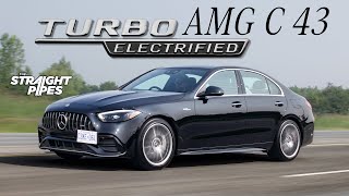 F1 TECH in an AMG 2023 MercedesAMG C43 Review [upl. by Winer478]