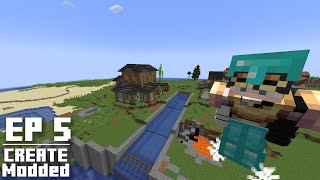 Jetpacks and Canals  Create Modded  Ep 5 [upl. by Santoro]