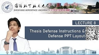 Lecture 8 Thesis Defense Instructions amp Defense PPT Layout [upl. by Farron]