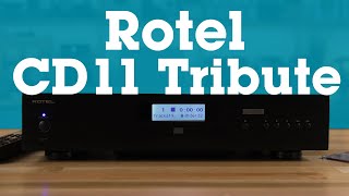 Rotel CD11 Tribute singledisc CD player  Crutchfield [upl. by Sada63]