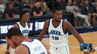 NBA 2K18 Orlando Magic vs Utah Jazz [upl. by Ahsek55]