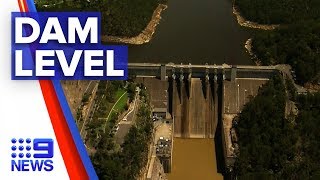 Record downpours doubles Sydney dam levels  Nine News Australia [upl. by Lilak]