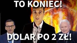 Czy kupić dolary Kurs dolara po 3 zł To Szok po decyzji NBP Upadek EUR Funta Dolara [upl. by Erastes410]