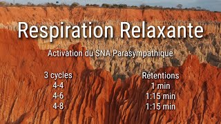 Respiration profonde  longues expirations et activation du système nerveux autonome parasympathique [upl. by Nerrol]