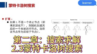 第二章：搜索求解2 3蒙特卡洛树搜索 [upl. by Rory]